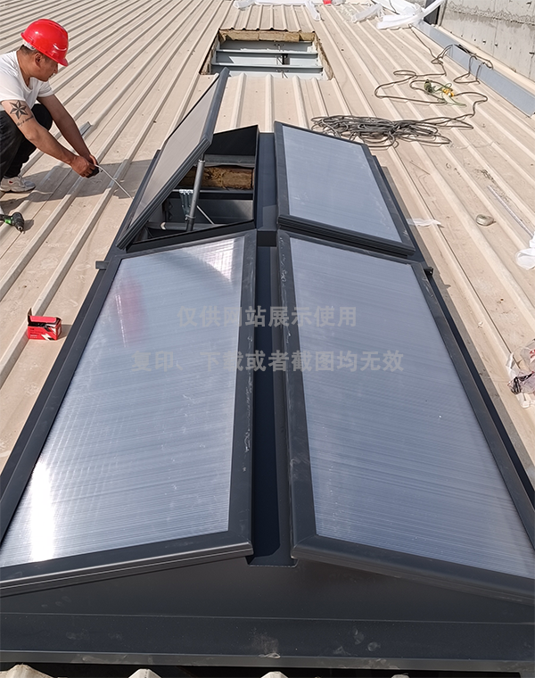 兰州王老吉生产车间同心排烟天窗