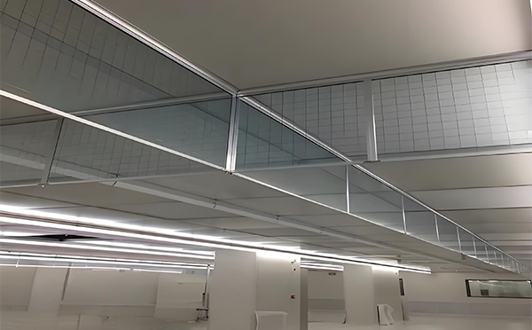 同心玻璃挡烟垂壁