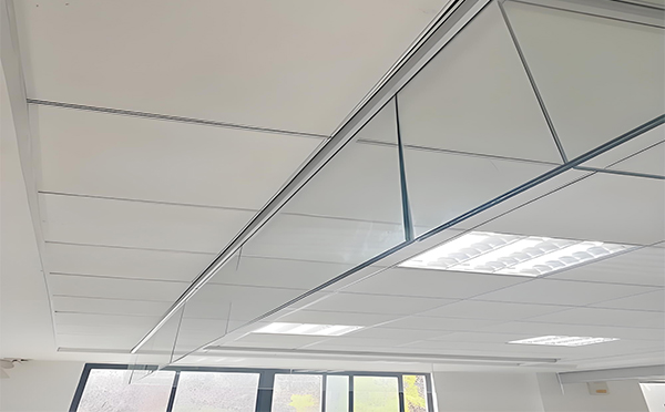 同心玻璃挡烟垂壁