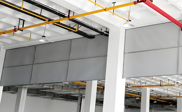 同心防火布挡烟垂壁